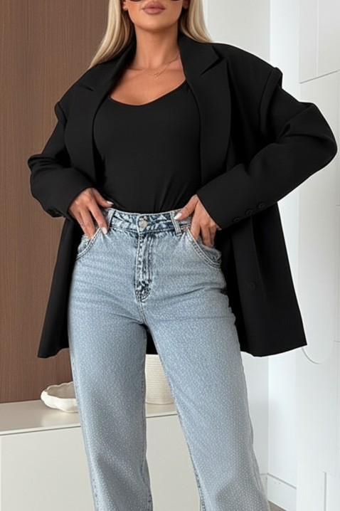 Marynarka DROPILZA BLACK, Kolor : czarny, IVET.PL - Modna odzież