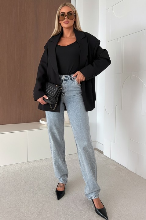 Marynarka DROPILZA BLACK, Kolor : czarny, IVET.PL - Modna odzież