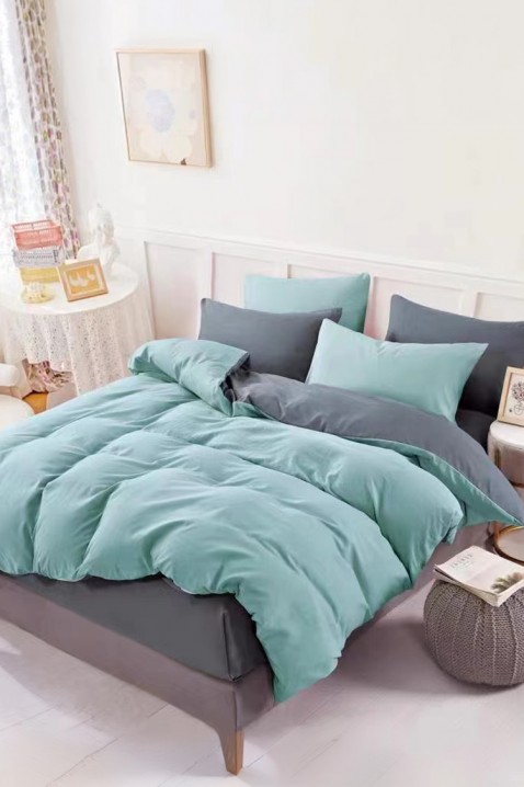 Komplet pościeli TRENILMY SKY 160x220 cm bawełna - 3 elementy, Kolor : błękitny, IVET.PL - Modna odzież