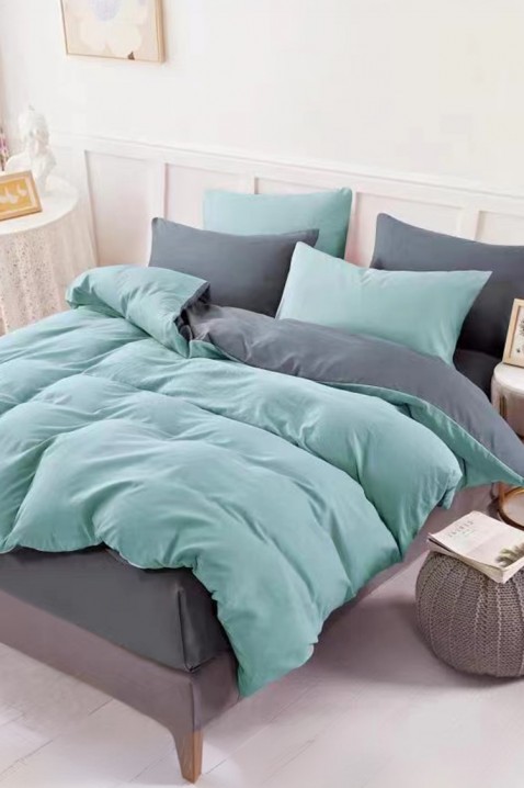 Komplet pościeli TRENILMY SKY 160x220 cm bawełna - 3 elementy, Kolor : błękitny, IVET.PL - Modna odzież