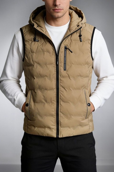 Kamizelka RIKTOZ, Kolor :  beżowy, IVET.PL - Modna odzież