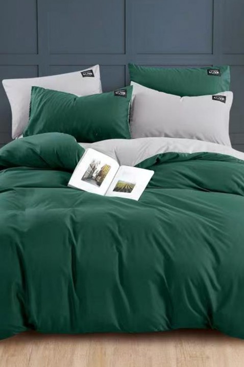 Komplet pościeli TRENILMY GREEN 200x220 cm bawełna - 3 elementy, Kolor : zielony, IVET.PL - Modna odzież