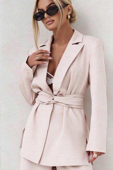 Komplet ELEGANVA ECRU, Kolor : ecru, IVET.PL - Modna odzież