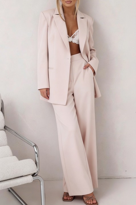 Komplet ELEGANVA ECRU, Kolor : ecru, IVET.PL - Modna odzież