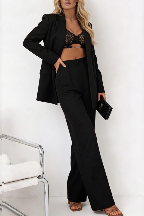 Komplet ELEGANVA BLACK, Kolor : czarny, IVET.PL - Modna odzież