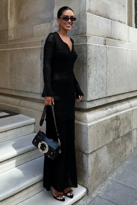 Sukienka STROLVERZA, Kolor : czarny, IVET.PL - Modna odzież