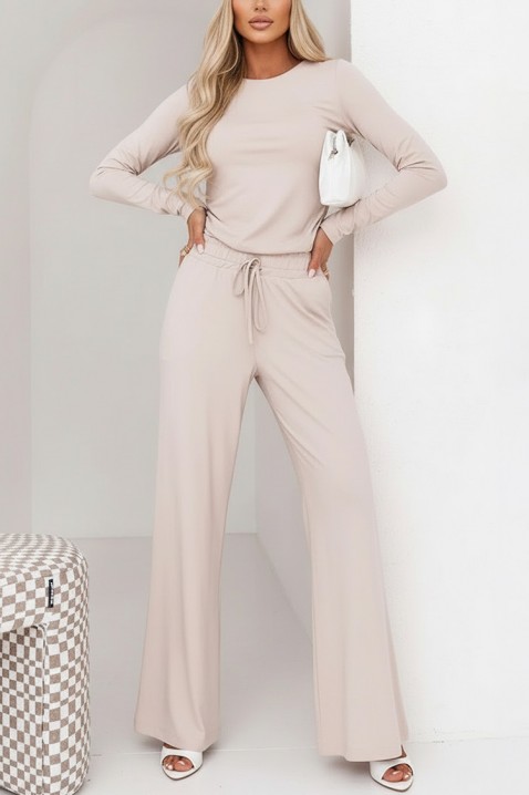 Komplet ELEGOLZA, Kolor :  beżowy, IVET.PL - Modna odzież