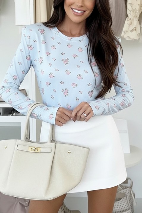 Bluzka MIMONZA SKY, Kolor : błękitny, IVET.PL - Modna odzież