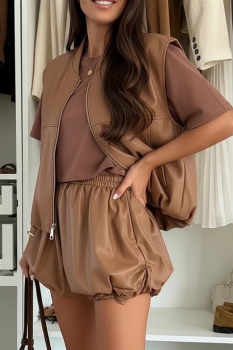 Komplet MRONEDA, Kolor : brązowy, IVET.PL - Modna odzież