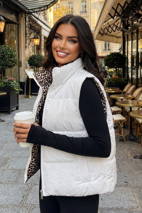 Kamizelka GROLEZA WHITE, Kolor : biały, IVET.PL - Modna odzież