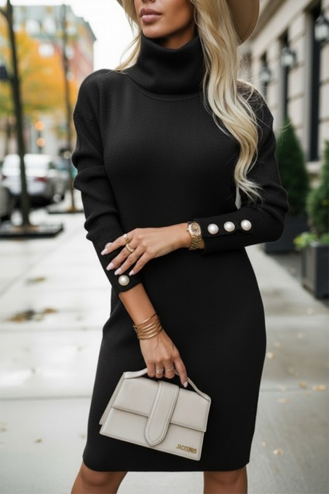 Sukienka BLONEZA BLACK, Kolor : czarny, IVET.PL - Modna odzież