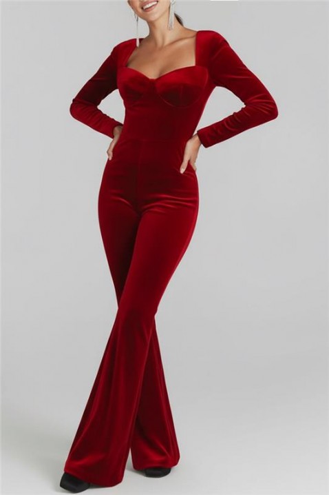 Kombinezon BAGRONSA RED, Kolor : czerwony, IVET.PL - Modna odzież