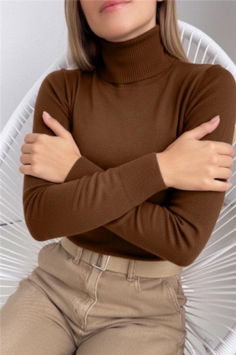 Golf BRONENZA CAMEL, Kolor : jasnobrązowy, IVET.PL - Modna odzież