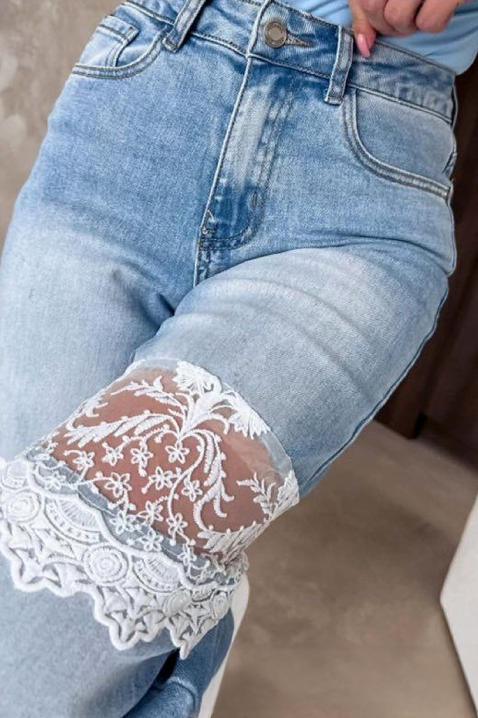 Jeansy ZABRASKA, Kolor : błękitny, IVET.PL - Modna odzież