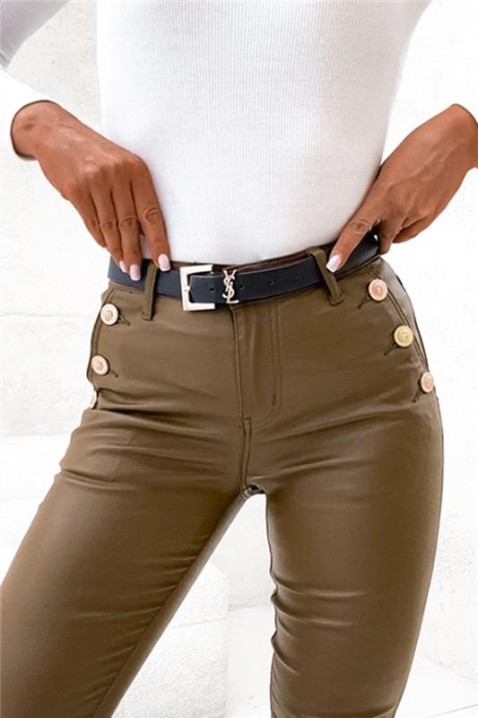 Spodnie TEBRIADA, Kolor : brązowy, IVET.PL - Modna odzież