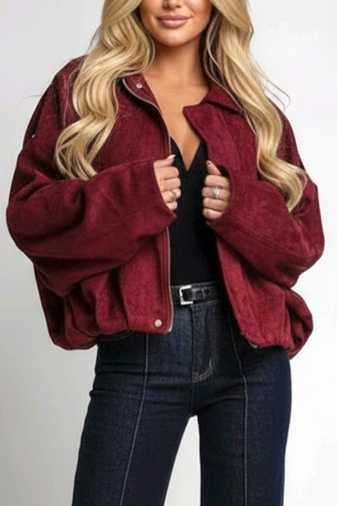 Kurtka ZERLENDA BORDO, Kolor : bordowy, IVET.PL - Modna odzież