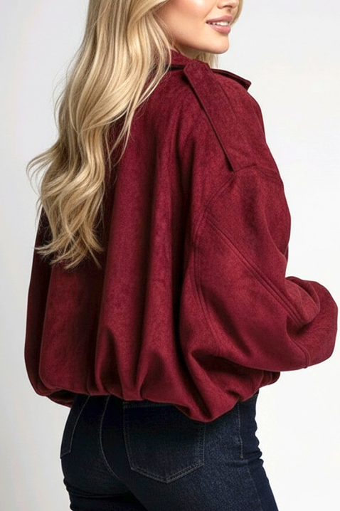 Kurtka ZERLENDA BORDO, Kolor : bordowy, IVET.PL - Modna odzież