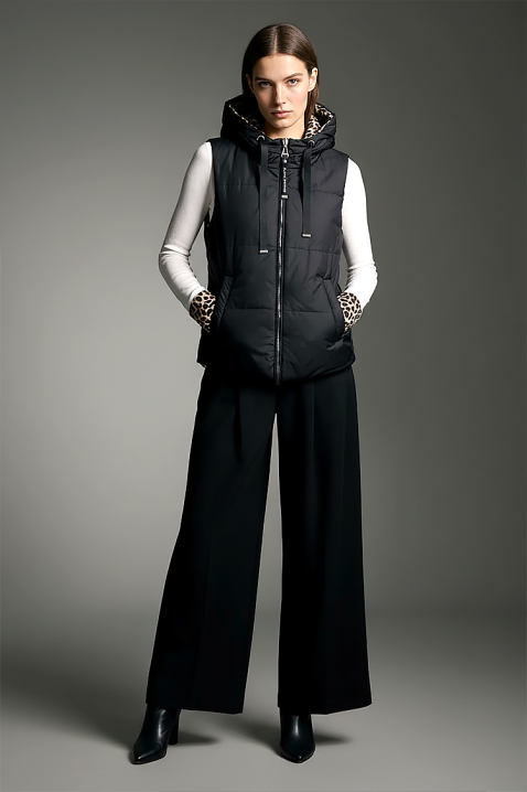 Kamizelka CLERMONA BLACK, Kolor : czarny, IVET.PL - Modna odzież