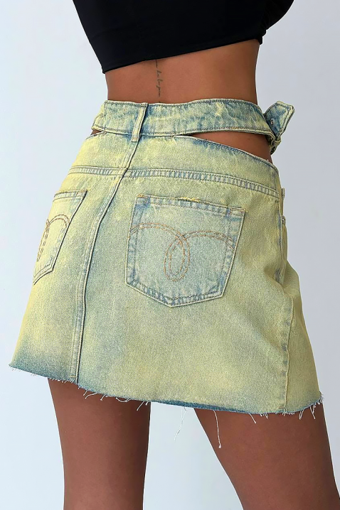 Spódnica STRAVILDA YELLOW, Kolor : żółty, IVET.PL - Modna odzież