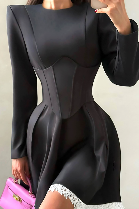 Sukienka TRIOBELA, Kolor : czarny, IVET.PL - Modna odzież