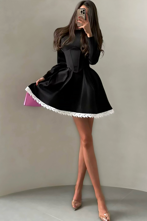 Sukienka TRIOBELA, Kolor : czarny, IVET.PL - Modna odzież