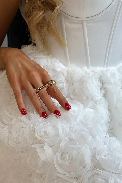 Sukienka OPREDONA WHITE, Kolor : biały, IVET.PL - Modna odzież