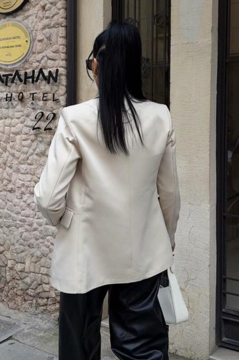 Marynarka FILILONDA, Kolor : ecru, IVET.PL - Modna odzież