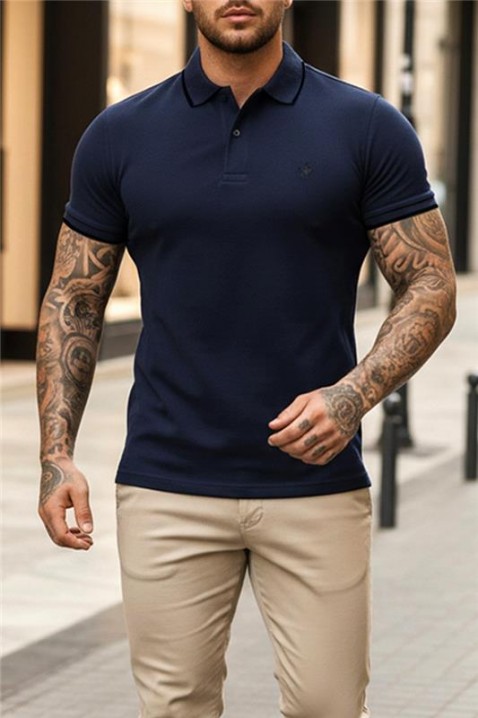 Koszulka MORIFO NAVY, Kolor : granatowy, IVET.PL - Modna odzież