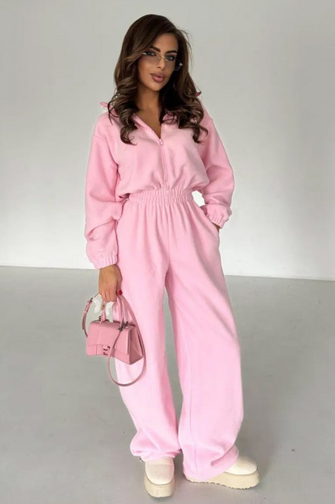 Kombinezon VALENZANA, Kolor : różowy, IVET.PL - Modna odzież