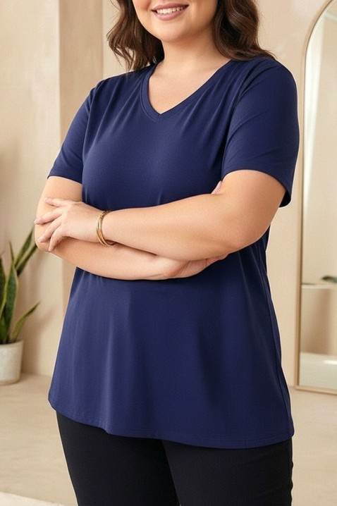 Koszulka OBRILDA NAVY, Kolor : granatowy, IVET.PL - Modna odzież