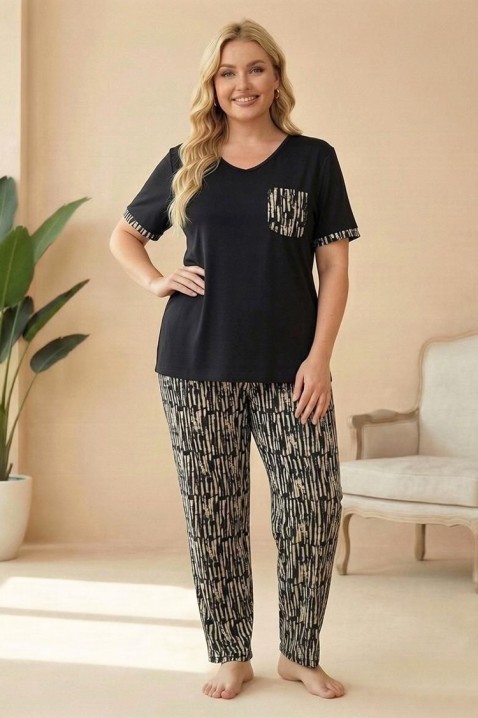 Komplet FRIZELA BLACK, Kolor : czarny, IVET.PL - Modna odzież