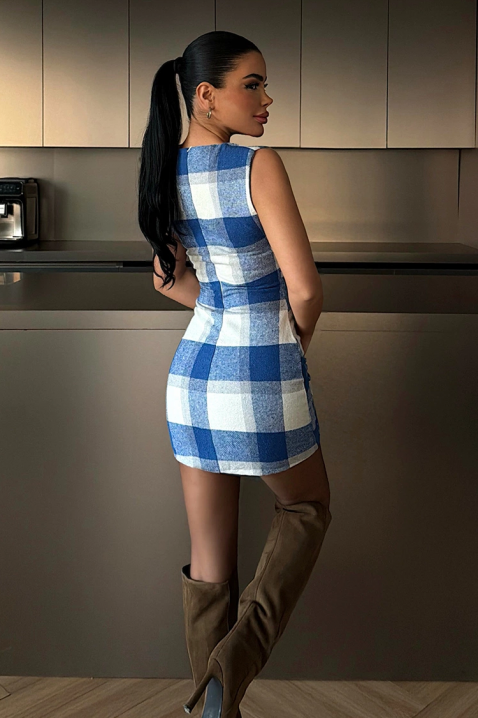 Sukienka ZAROLDA, Kolor : chabrowy, IVET.PL - Modna odzież