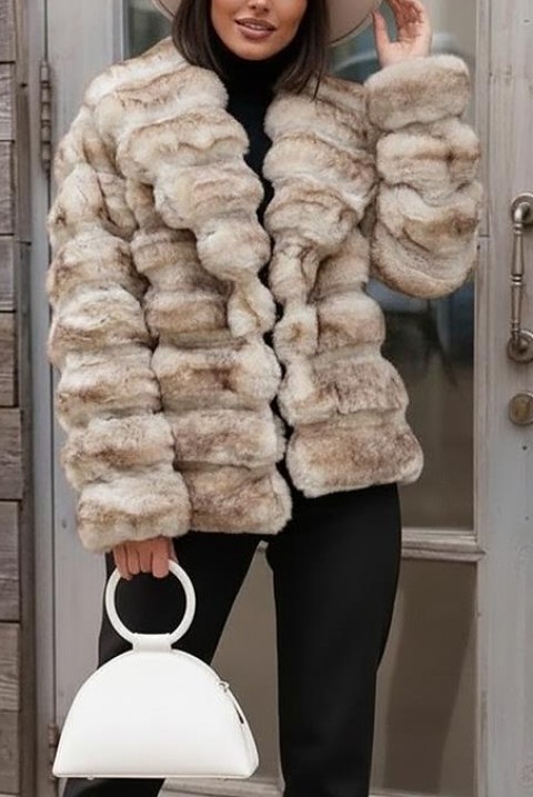 Płaszcz FLOSERGA, Kolor :  beżowy, IVET.PL - Modna odzież