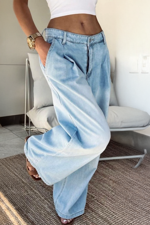 Jeansy GLOMIRDA, Kolor : błękitny, IVET.PL - Modna odzież