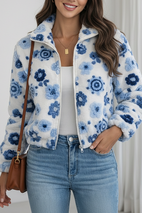 Kurtka ZEFLORIA, Kolor : biały, IVET.PL - Modna odzież