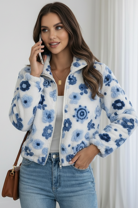 Kurtka ZEFLORIA, Kolor : biały, IVET.PL - Modna odzież