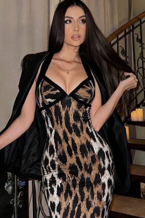 Sukienka ZARAXINA, Kolor : wielokolorowy, IVET.PL - Modna odzież