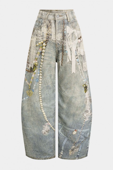 Jeansy PRESLOVELA, Kolor : jasnnoszary, IVET.PL - Modna odzież