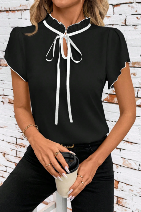 Koszulka AVELONZA BLACK, Kolor : czarny, IVET.PL - Modna odzież