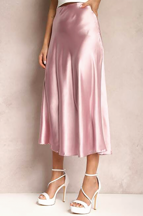 Spódnica ZANORIA PUDRA, Kolor : pudrowy róż, IVET.PL - Modna odzież