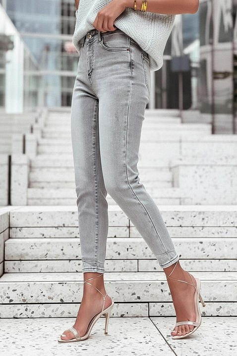 Jeansy AZILENA, Kolor : szary, IVET.PL - Modna odzież