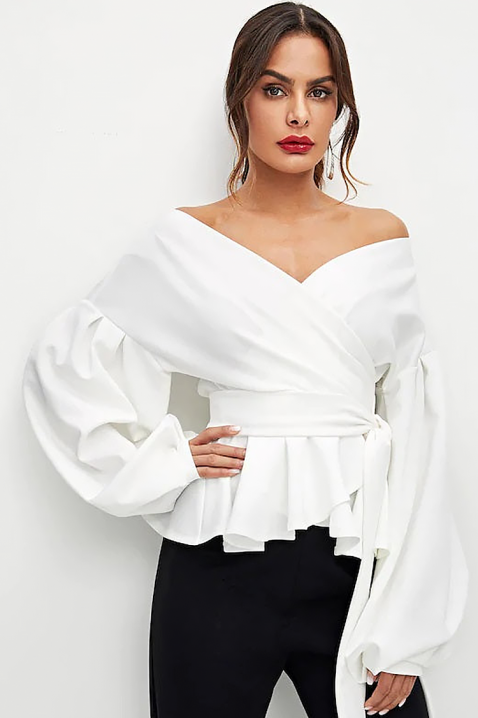 Bluzka MERIAM, Kolor : biały, IVET.PL - Modna odzież