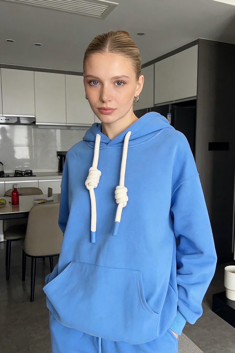 Bluza ZOREXINA BLUE, Kolor : chabrowy, IVET.PL - Modna odzież