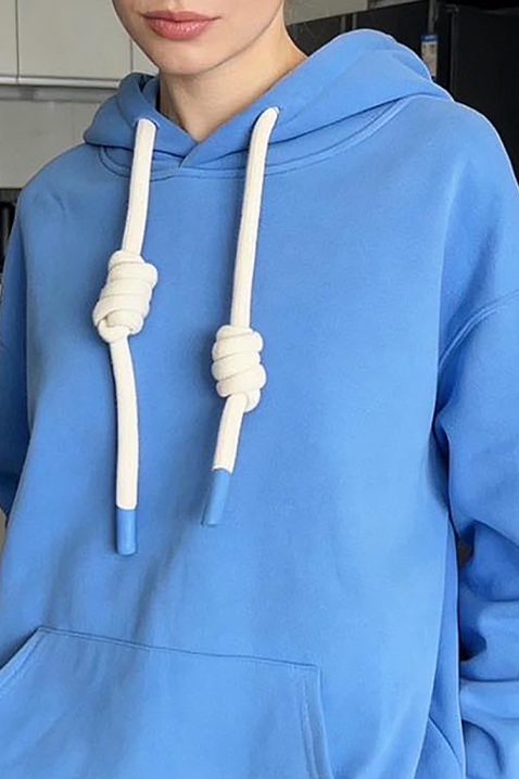 Bluza ZOREXINA BLUE, Kolor : chabrowy, IVET.PL - Modna odzież