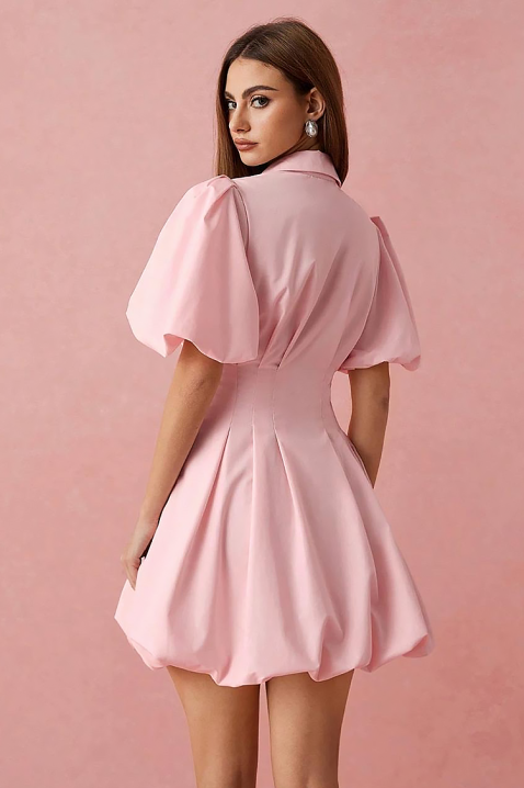 Sukienka BLOVELZA, Kolor : pudrowy róż, IVET.PL - Modna odzież