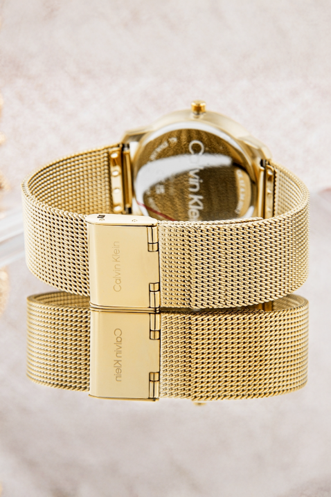 Zegarek CALVIN KLEIN Iconic Mesh 25200034, Kolor : złoty, IVET.PL - Modna odzież