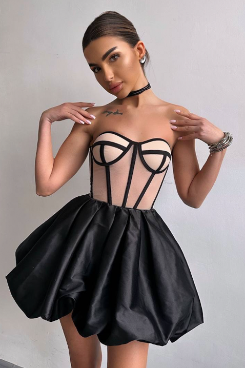 Sukienka ZENARIA, Kolor : czarny, IVET.PL - Modna odzież