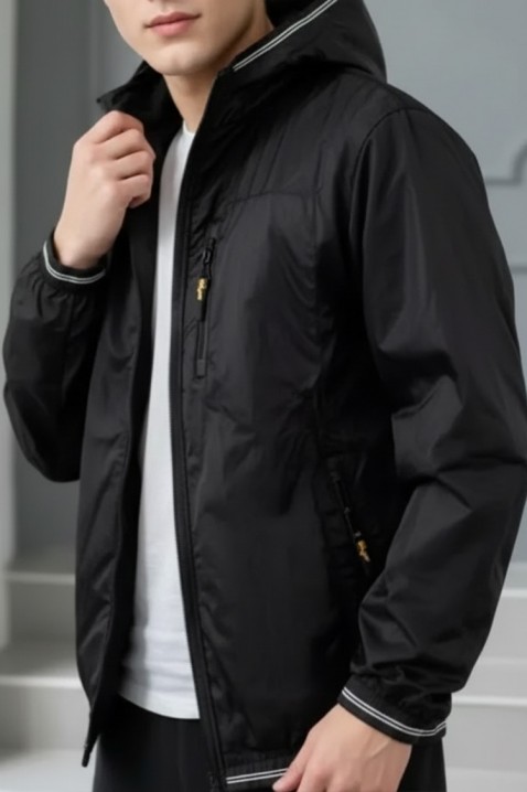 Kurtka ZORMENFO BLACK, Kolor : czarny, IVET.PL - Modna odzież