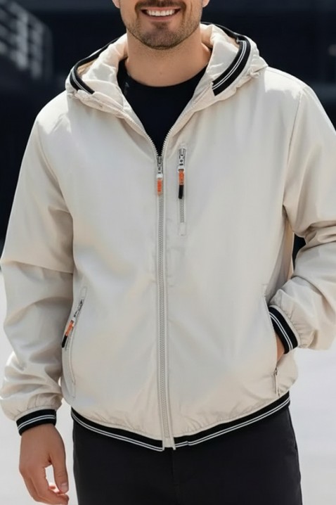 Kurtka ZORMENFO ECRU, Kolor : ecru, IVET.PL - Modna odzież