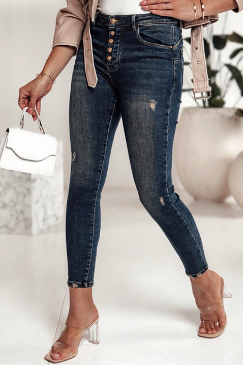 Jeansy VALERINZA, Kolor : granatowy, IVET.PL - Modna odzież